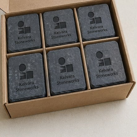Boxed Stone Coaster Sets