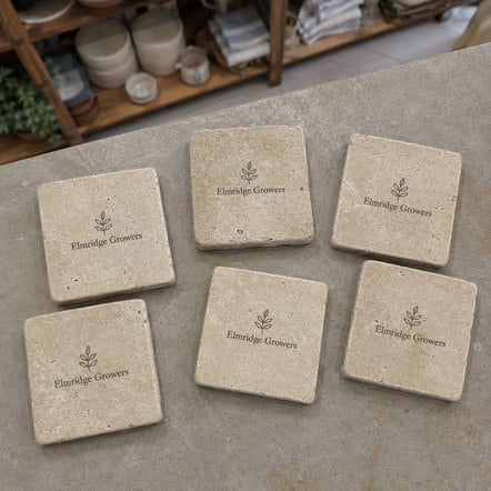Custom printed stone coasters in bulk