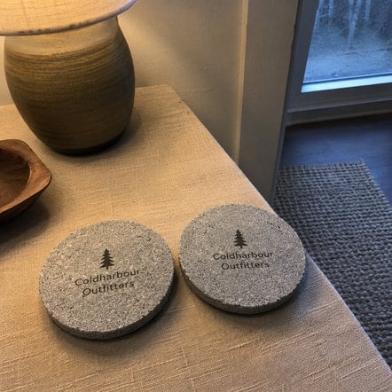 Custom stone coasters for small business