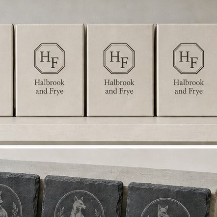 Customized stone coasters for hotels and lodges
